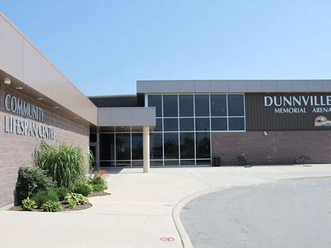 Dunnville Arena Outside